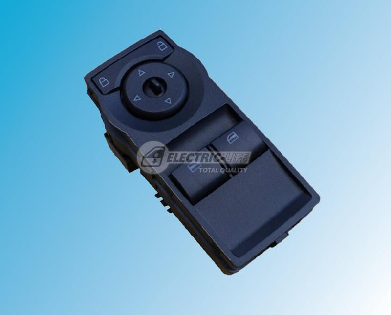 HOLDEN COMMODORE UTE VE Driver Side Window Switch (black & red)