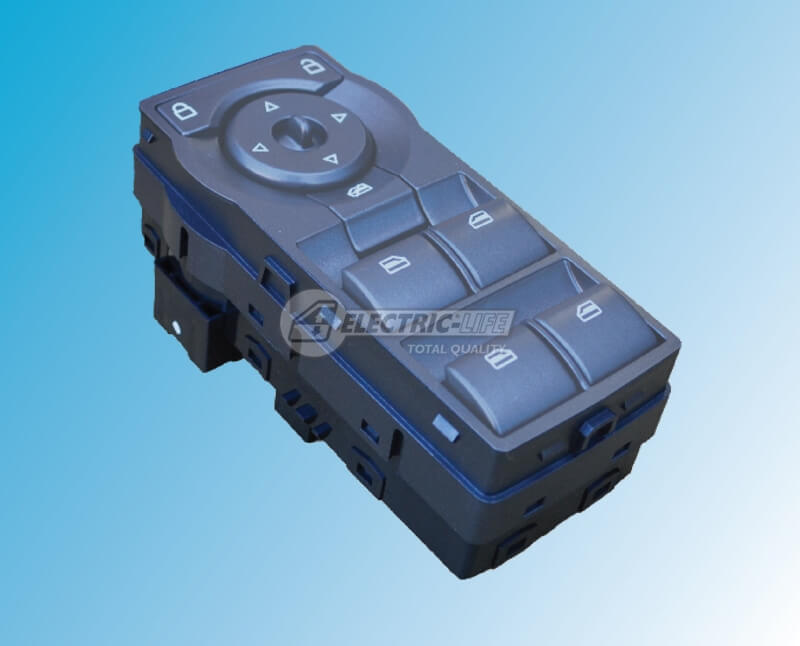 HOLDEN COMMODORE VE Driver Side Front Window Switch (grey & white)