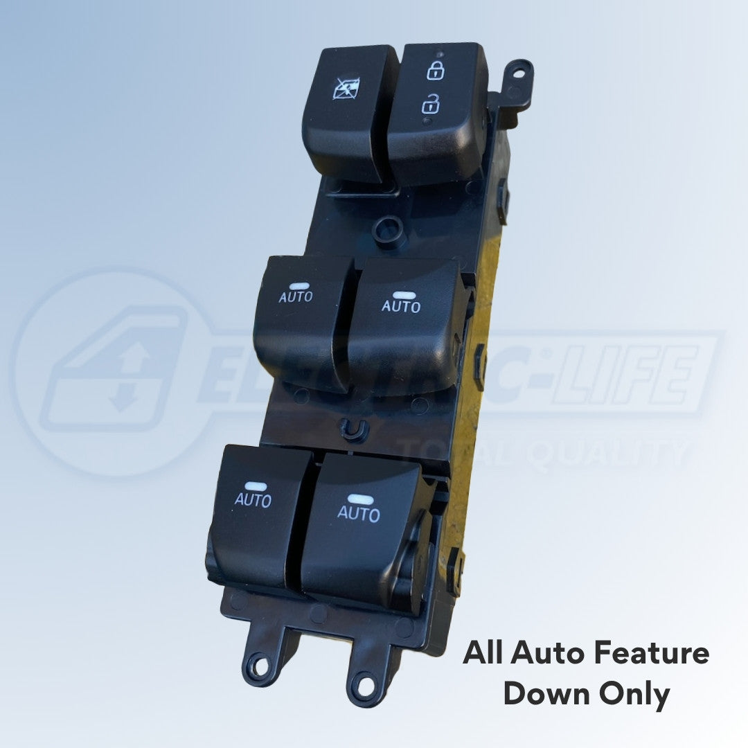 HYUNDAI I30 Driver Side Front Window Switch (all auto down)